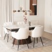 Mebel Elite Стул Nawara кремового цвета из букле, ME.NAWARA/KR/CZ/TB/K - Home Club, изображение 6