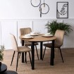 Mebel Elite Стілець Ibis, бежевий, велюровий, ME.IBIS/BZ/V/K - Home Club, зображення 2