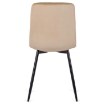 Mebel Elite Стілець Ibis, бежевий, велюровий, ME.IBIS/BZ/V/K - Home Club, зображення 7