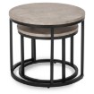 Mebel Elite Набір столиків Rocky, бетон/чорний, ME.ROCKY/BET/CZ/L - Home Club, зображення 7
