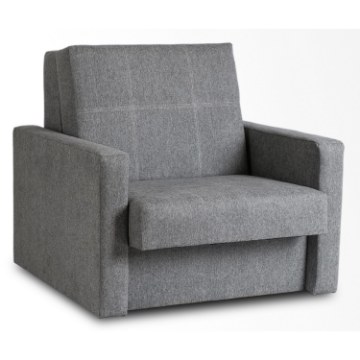 Mebel Elite Одноместное кресло-кровать Milan 1, серого цвета, PPHUE.MAJA1/POLARIS19/FW - Home Club