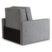 Mebel Elite Одноместное кресло-кровать Milan 1, серого цвета, PPHUE.MAJA1/POLARIS19/FW - Home Club, изображение 5