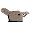Mebel Elite Раскладной кресло Kobe, бежевый велюр, ME.KOBE/BZ/V/FW - Home Club, изображение 7