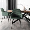 Mebel Elite Стул Bresso зелёного цвета из велюра, ME.BRESSO/Z/CZ/V/K - Home Club, изображение 2