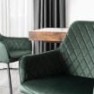 Mebel Elite Стул Bresso зелёного цвета из велюра, ME.BRESSO/Z/CZ/V/K - Home Club, изображение 4