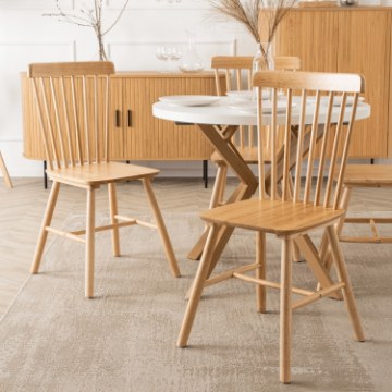 Mebel Elite Деревянный стул Garton из золотистого дуба, ME.GARTON/D/K - Home Club