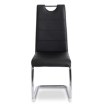 Mebel Elite Стул Lopez, чёрный, экокожа, ME.LOPEZ/CZ/CH/E/K - Home Club, изображение 2