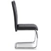 Mebel Elite Стул Lopez, чёрный, экокожа, ME.LOPEZ/CZ/CH/E/K - Home Club, изображение 3