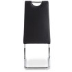 Mebel Elite Стул Lopez, чёрный, экокожа, ME.LOPEZ/CZ/CH/E/K - Home Club, изображение 4