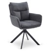 Mebel Elite Обертове крісло Paul темно-сіре, ME.PAUL/CZ/T/K - Home Club, зображення 6