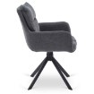 Mebel Elite Обертове крісло Paul темно-сіре, ME.PAUL/CZ/T/K - Home Club, зображення 8