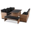 Mebel Elite Набор садовой мебели Limpio светло-коричневый/чёрный, ME.LIMPIO/MIO/RT/OGR/ZES - Home Club, изображение 3