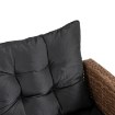 Mebel Elite Набор садовой мебели Limpio светло-коричневый/чёрный, ME.LIMPIO/MIO/RT/OGR/ZES - Home Club, изображение 7