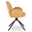 Mebel Elite Обертове крісло Musso, гірчичного кольору, з тканини букле, ME.MUSSO/CU/CZ/TB/K - Home Club, зображення 7