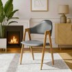 Mebel Elite Стул Willy, серый, экокожа, ME.WILLY/P/E/K - Home Club, изображение 2