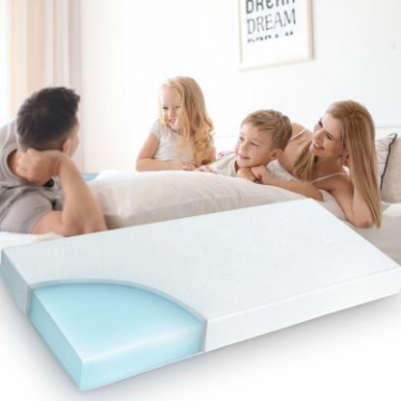 Mebel Elite Пенопластовый матрас 90x200 см Relax, MS.RELAX/90/P/25/J/M - Home Club