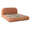 Mebel Elite Кровать 160x200 Rosso с ящиком для вещей, цвет «Rude Boucle», ME.ROSSO/160/RD/TB/LOZZPOJ - Home Club