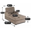 Mebel Elite Кресло для отдыха Neo, бежевого цвета, ME.NEO/BZ/T/FW - Home Club, изображение 13
