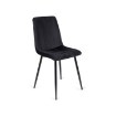 Mebel Elite Стілець Ibis, чорний, велюровий, ME.IBIS/CZ/V/K - Home Club