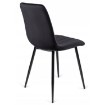 Mebel Elite Стілець Ibis, чорний, велюровий, ME.IBIS/CZ/V/K - Home Club, зображення 4