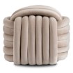 Mebel Elite Плетеный пуф Magma кремового цвета из велюра, ME.MAGMA/KR/V/PUF - Home Club, изображение 4