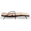 Mebel Elite Садовое кресло Feliz, коричнево-бежевое, из техноротанга, ME.FELIZ/BZ/T/OGR/LEZ - Home Club, изображение 6