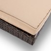 Mebel Elite Садовое кресло Feliz, коричнево-бежевое, из техноротанга, ME.FELIZ/BZ/T/OGR/LEZ - Home Club, изображение 7