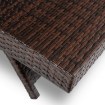 Mebel Elite Садовое кресло Feliz, коричнево-бежевое, из техноротанга, ME.FELIZ/BZ/T/OGR/LEZ - Home Club, изображение 8