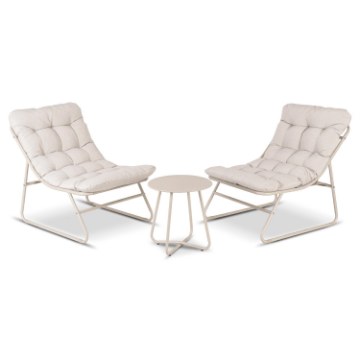 Mebel Elite Комплект садових меблів Nikea, бежевий, ME.NIKEA/P/T/ZES - Home Club