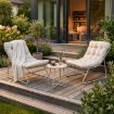 Mebel Elite Набор садовой мебели Nikea, бежевый, ME.NIKEA/P/T/ZES - Home Club, изображение 2