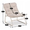 Mebel Elite Набор садовой мебели Nikea, бежевый, ME.NIKEA/P/T/ZES - Home Club, изображение 8
