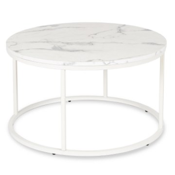 Mebel Elite Столик Agnes Max «Білий мармур», ME.MAXAGNES/BM/B/L - Home Club