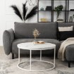 Mebel Elite Столик Agnes Max «Белый мрамор», ME.MAXAGNES/BM/B/L - Home Club, изображение 2