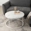 Mebel Elite Столик Agnes Max «Белый мрамор», ME.MAXAGNES/BM/B/L - Home Club, изображение 4
