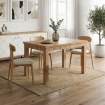 Mebel Elite Стол Skubi, раскладной, 120–160 см, дуб Artisan, W.SKUBI/DA/S - Home Club, изображение 2