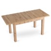 Mebel Elite Стол Skubi, раскладной, 120–160 см, дуб Artisan, W.SKUBI/DA/S - Home Club, изображение 4