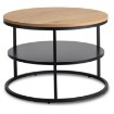 Mebel Elite Столик Best Дуб/Чорний, ME.BEST/D/CZ/L - Home Club