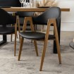 Mebel Elite Стул Willy, чёрный, из экокожи, ME.WILLY/CZ/E/K - Home Club, изображение 3
