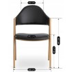 Mebel Elite Стул Willy, чёрный, из экокожи, ME.WILLY/CZ/E/K - Home Club, изображение 9