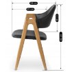 Mebel Elite Стул Willy, чёрный, из экокожи, ME.WILLY/CZ/E/K - Home Club, изображение 10