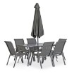 Mebel Elite Комплект садовой мебели Nebraska, серый, ME.NEBRASKA/P/T/OGR/ZES - Home Club