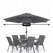Mebel Elite Комплект садовой мебели Nebraska, серый, ME.NEBRASKA/P/T/OGR/ZES - Home Club, изображение 14