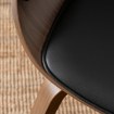 Mebel Elite Стул Gary из экокожи, черный/орех, ME.GARY/CZ/O/DG/E/K - Home Club, изображение 5