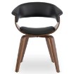 Mebel Elite Стул Gary из экокожи, черный/орех, ME.GARY/CZ/O/DG/E/K - Home Club, изображение 6
