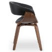 Mebel Elite Стул Gary из экокожи, черный/орех, ME.GARY/CZ/O/DG/E/K - Home Club, изображение 7