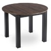 Mebel Elite Стол Harry, раскладной, 102–142 см, дуб, орех/чёрный, W.HARRY/OM/CZ/S - Home Club