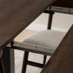 Mebel Elite Стол Harry, раскладной, 102–142 см, дуб, орех/чёрный, W.HARRY/OM/CZ/S - Home Club, изображение 6