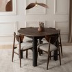 Mebel Elite Стол Harry, раскладной, 102–142 см, дуб, орех/чёрный, W.HARRY/OM/CZ/S - Home Club, изображение 7