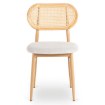 Mebel Elite Стул Altea «Дуб/Бежевый» с ажурной отделкой, ME.ALTEA/BZ/D/T/K - Home Club, изображение 3