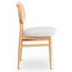 Mebel Elite Стул Altea «Дуб/Бежевый» с ажурной отделкой, ME.ALTEA/BZ/D/T/K - Home Club, изображение 4